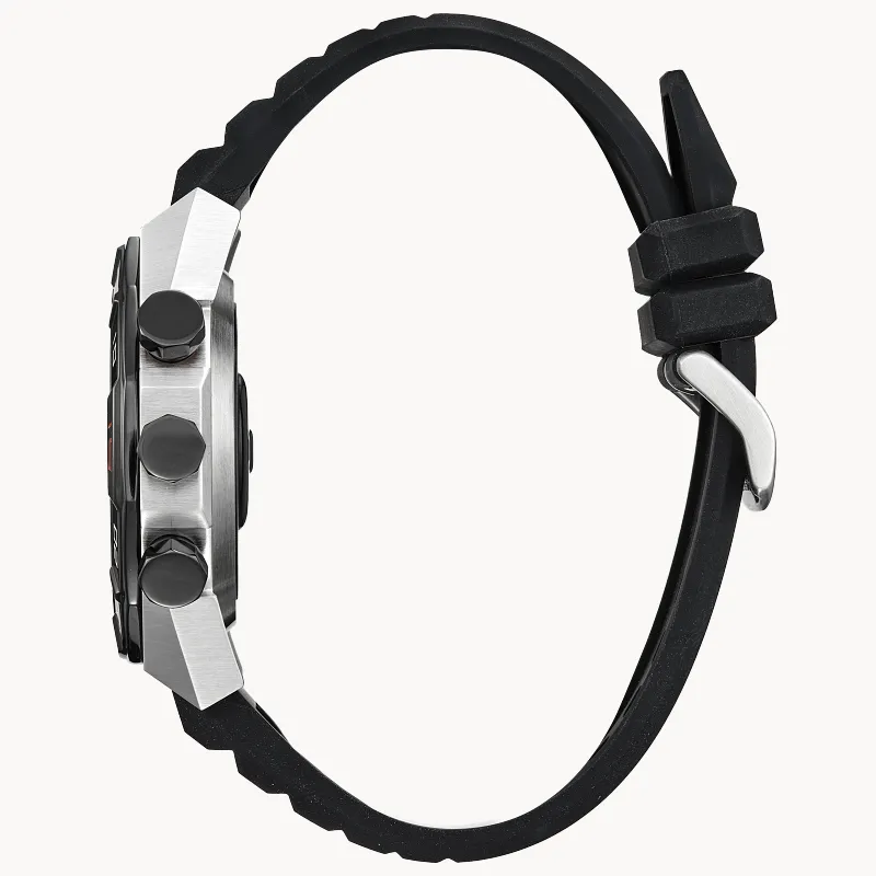 CZ Smart Hybrid Black Dial Silicone Strap JX2007-09E | CITIZEN CZ Smart Hybrid Black Dial Silicone Strap JX2007-09E | CITIZEN